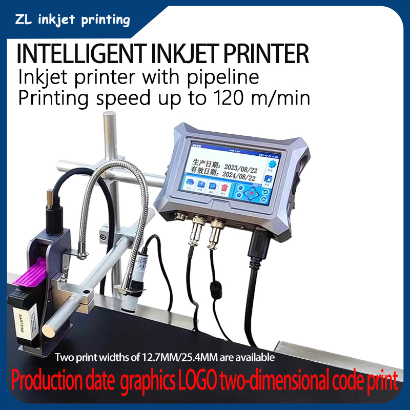 Commercial Printing And Graphics - 12.7MM/25.4MM Lini produksi printer inkjet cerdas