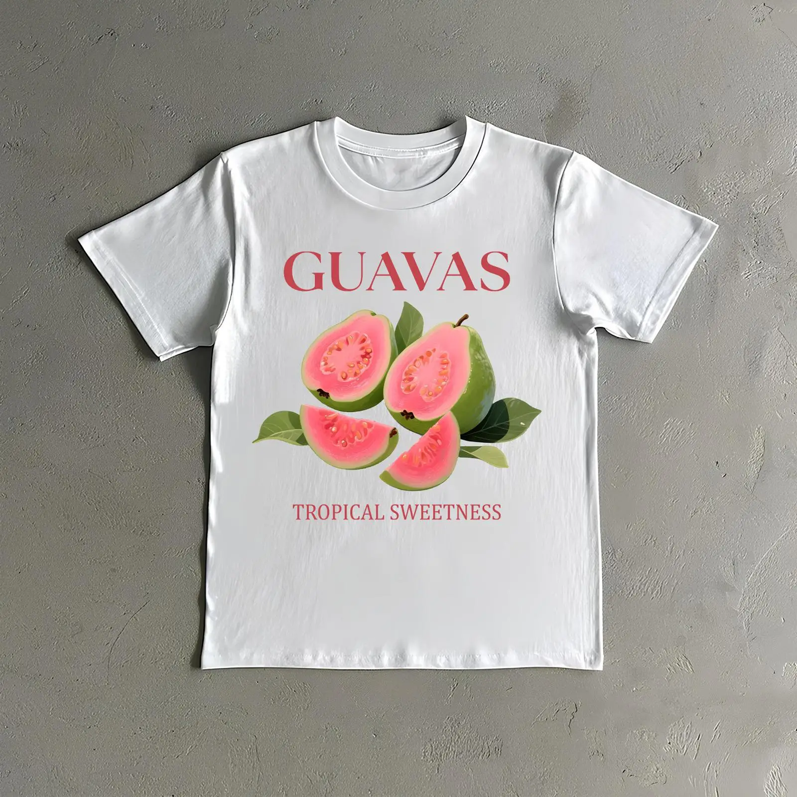 Commercial Printing And Graphics - Kaos Vintage Guavas Retro Komersial Katun