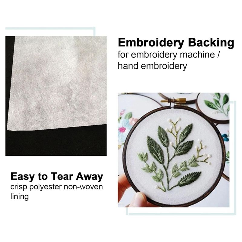 ABKJ-Tear Away Stabilizer Untu - Embroidery Stabilizer Backing ulasan dan harga