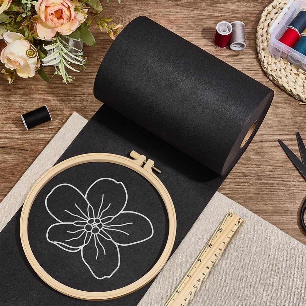 Stabilizer Bordir Black Cut Aw - Embroidery Stabilizer Backing ulasan dan harga