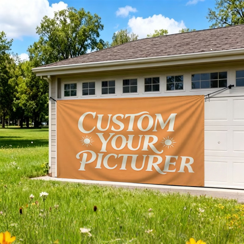 Bendera Iklan Kustom Dengan De - Commercial Printing Market ulasan dan harga